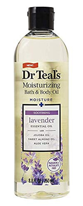Moisturizing Bath and Body Essential Oil, Soothing Lavender, 8.8 fl oz (Pack of 2) Moisturizing Bath and Body Essential Oil, Soothing Lavender, 8.8 fl oz (Pack of 2)