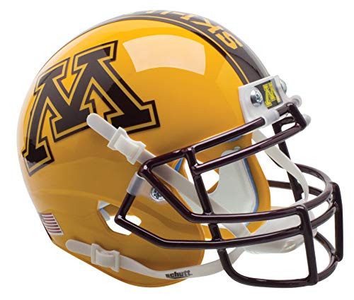 Schutt NCAA Minnesota Golden Gophers Mini Authentic XP Football Helmet, ALT 2