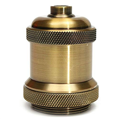 Weiba Retro Vintage Lamp Socket E27 Industrial Edison Pendant Light Antique Brass Color Aluminum Lamp Holder Screw Thread Light Socket Weiba Retro Vintage Lamp Socket E27 Industrial Edison Pendant Light Antique Brass Color Aluminum Lamp Holder Screw Thread Light Socket
