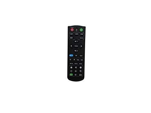 HCDZ Replacement Remote Control for ViewSonic PJD5151 PJD5153 PJD5155 PJD5250 PJD5253 SVGA Conference Room DLP Projector