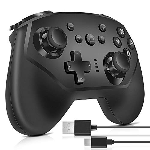 Multi Functional Remote Gamepad Wireless Controller for Nintendo Switch, Switch Pro Controller with Turbo,Dual Shock for Nintendo Switch Consoles/Switch Lite/PS3/PC/Android