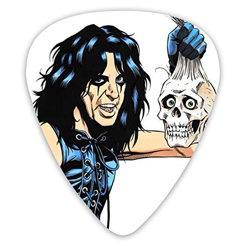 Rockfeeltee 12 Pack Universal Plastic Guitar Picks Alice Cooper Guitar Picks For Acoustic And Electric Guitar