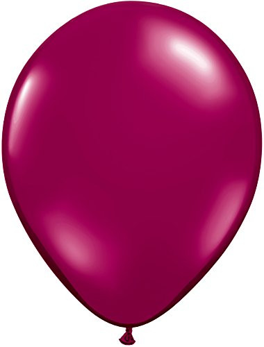 Pioneer Balloon Company 25 Count Latex Balloon, 11 inch, Burgundy