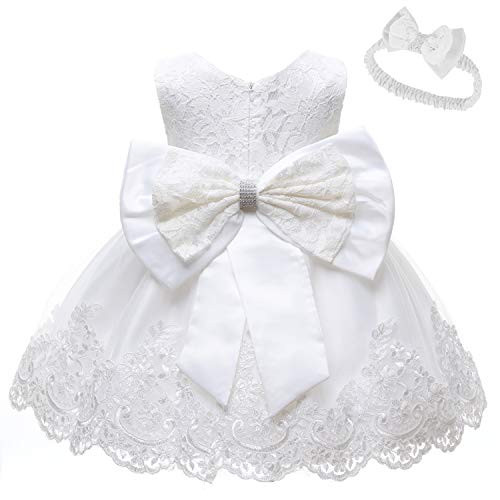 Tulle Tutu Girl Dress Princess Wedding Pageant Party Baby Dresses White Tulle Tutu Girl Dress Princess Wedding Pageant Party Baby Dresses White