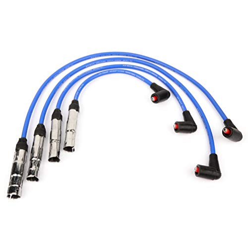 Ineedup Spark Plug Wire Sets Fit for Volkswa-gen Beetle/Golf/Jetta 1998-2014 Replacement for OE: 57041