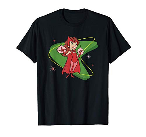 Marvel WandaVision Wanda Scarlett Witch 50s Retro T-Shirt