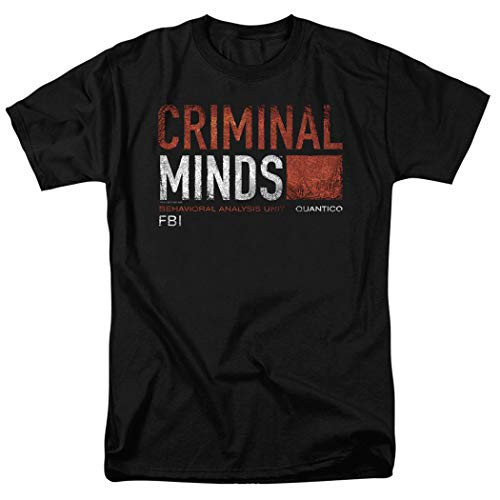 Criminal Minds FBI CBS T Shirt  and  Stickers (Large) Black
