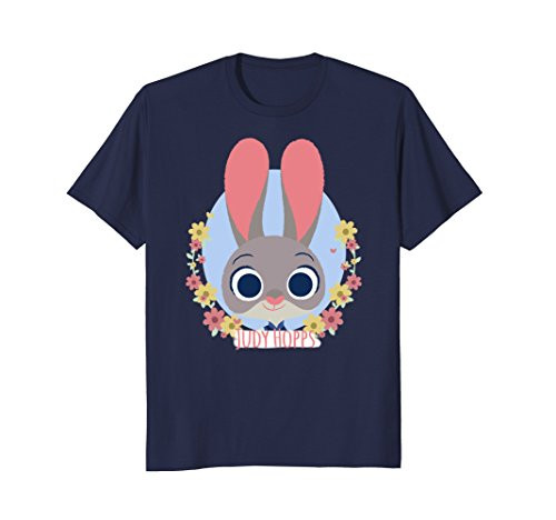 Disney Zootopia Judy Hopps Spring Wreath Graphic T-Shirt Disney Zootopia Judy Hopps Spring Wreath Graphic T-Shirt