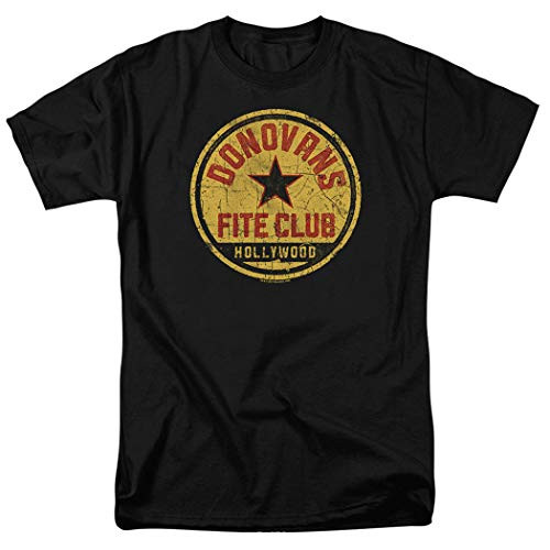 Popfunk Ray Donovan's Hollywood Fite Club T Shirt  and  Stickers (X-Large) Black