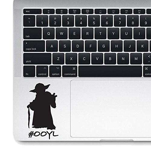 Yoda OOYL Star Wars Macbook Laptop Vinyl Decal Sticker Car windows sticker