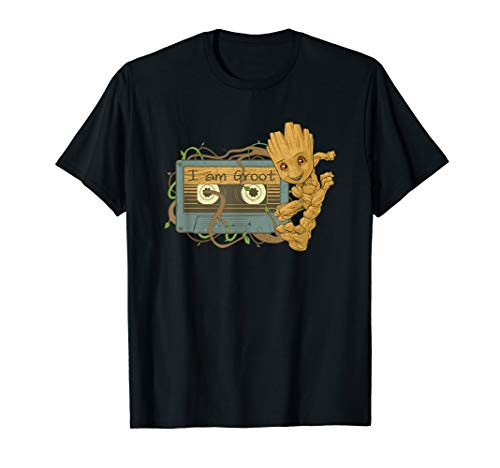 Marvel Guardians of the Galaxy I Am Groot Mixtape T-Shirt Marvel Guardians of the Galaxy I Am Groot Mixtape T-Shirt