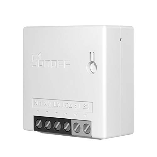 Ruiqas Mini WiFi Switch Two-Way DIY Smart WI-FI Switch Support APP Voice Remote Control for Home Appliances