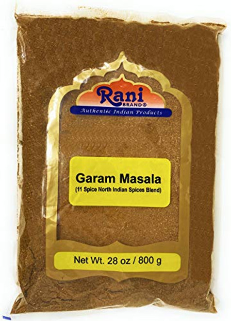 Rani Garam Masala Indian 11 Spice Blend 28oz (800g) ~ All Natural, Salt-Free Vegan No Colors Gluten Friendly NON-GMO Indian Origin Rani Garam Masala Indian 11 Spice Blend 28oz (800g) ~ All Natural, Salt-Free Vegan No Colors Gluten Friendly NON-GMO Indian Origin