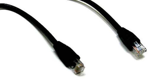 BattleBorn 3 ft Cat6 RJ45 Black Ethernet Network UTP Patch 3' Foot Cable