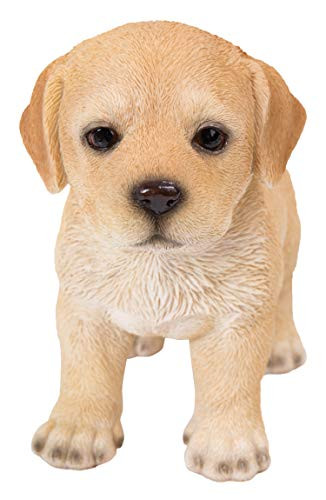 Pacific Giftware Realist Look Labrador Puppy Standing Resin Figurine Statue