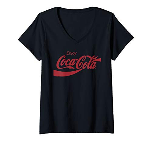 Womens Coca Cola Coca Cola Enjoy V-Neck T-Shirt