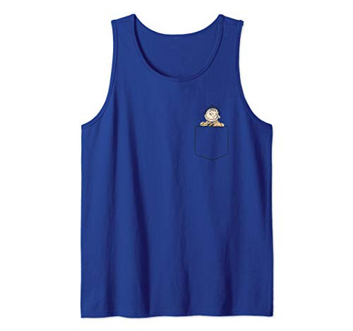 Peanuts Snoopy Pig Pen Faux Pocket Tank Top