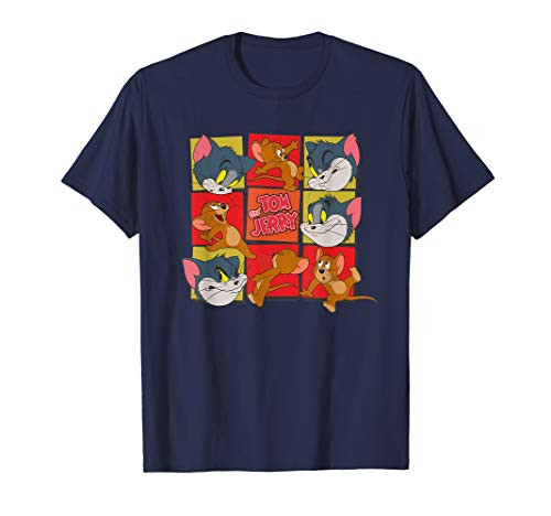 Tom and Jerry Squares T-Shirt Tom and Jerry Squares T-Shirt