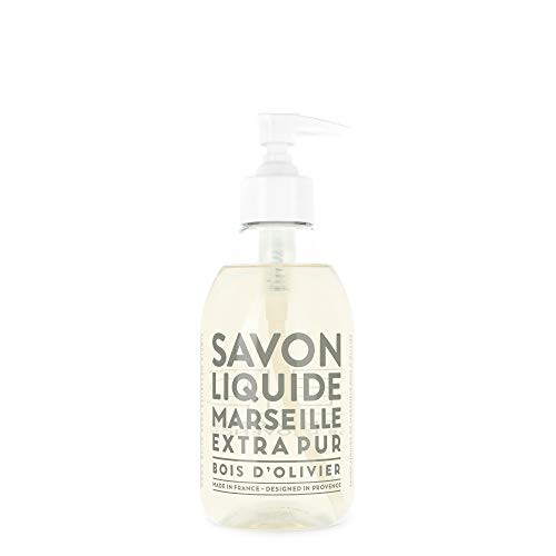Compagnie de Provence Savon de Marseille Extra Pure Liquid Soap - Olive Wood - 10 Fl Oz Plastic Pump Bottle
