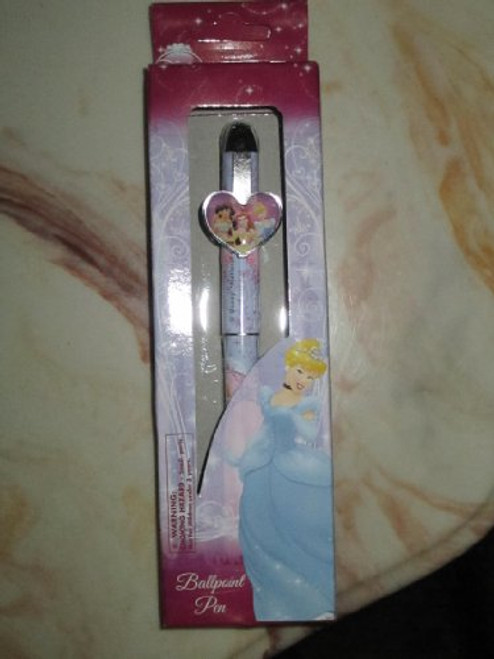 Disney Princess Ballpoint Pen ~ Cinderella, Belle and Jasmine