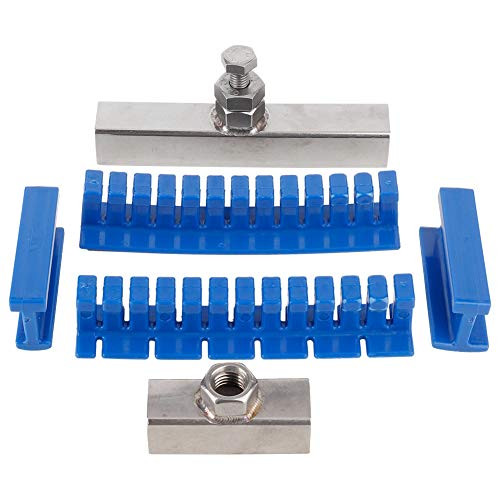Qiilu Puller Tabs for PDR Paintless Glue Puller Tabs Dent Car Repair Tool Vehicle Dent Removal Repairing Tool Set Blue Dent Puller Kit