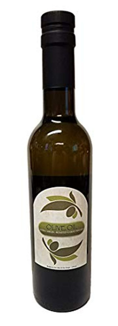 Garlic Infused Extra Virgin Organic Olive Oil (375 ml bottle) Gourmet EVOO Flavored with Premium Fresh Roasted Garlic Garlic Infused Extra Virgin Organic Olive Oil (375 ml bottle) Gourmet EVOO Flavored with Premium Fresh Roasted Garlic
