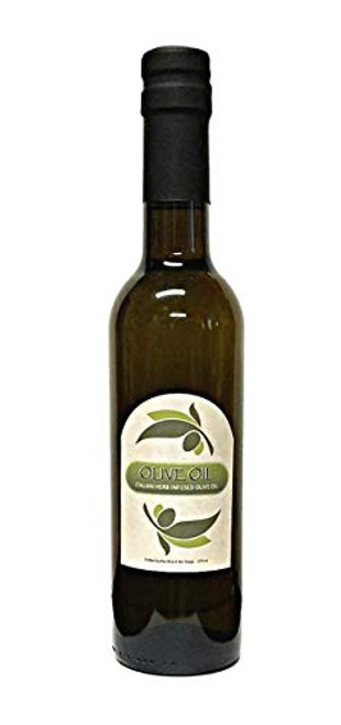 Italian Herb Infused Extra Virgin Organic Olive Oil (375 ml bottle) Gourmet EVOO Flavored with Premium Italian Herbs Italian Herb Infused Extra Virgin Organic Olive Oil (375 ml bottle) Gourmet EVOO Flavored with Premium Italian Herbs