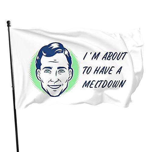 I'm About to Have A Meltdown 3x5 Foot Flags Outdoor Flags 100percent Polyester Decoration Flag