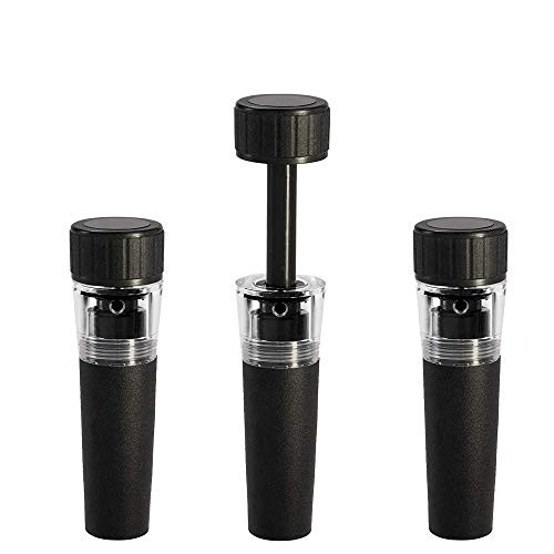 3Pcs Pocket Red Wine Vacuum Preservation Bottle Stopper Preservation Stopper Air Pump Stopper Sealing Tool Wine Vacuum Bottle Stopper