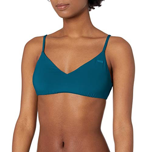 Roxy Junior's Beach Classics Athletic Bikini Top, Ink Blue, XL
