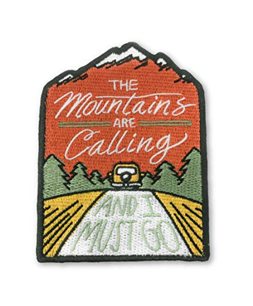 O'Houlihans - The Mountains are Calling and I Must Go Iron on Patch - Perfect Morale Patch for Hiking, Adventures, Nature, Travel, and More - Premium Quality Embroidered Patch O'Houlihans - The Mountains are Calling and I Must Go Iron on Patch - Perfect Morale Patch for Hiking, Adventures, Nature, Travel, and More - Premium Quality Embroidered Patch