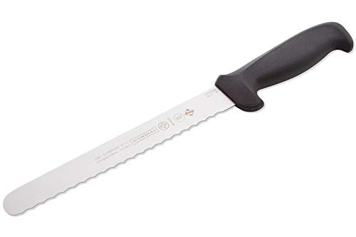 Mundial 8-Inch Serrated Edge Slicing Knife, Black, 1