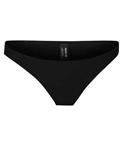 Hurley Junior's Quick Dry Commpression Mod Bikini Bottom, Black, XL