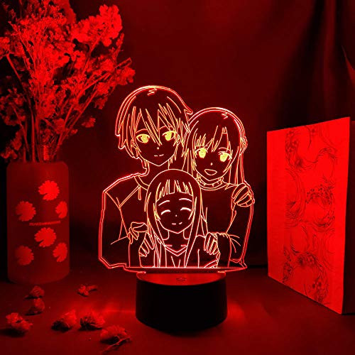 Anime Sword Art Online Figures SAO Kirigaya Kazuto Yuuki Asuna 3D LED Sensor Light Kids Bedroom Night Decoration Lamp Manga Gift Anime Sword Art Online Figures SAO Kirigaya Kazuto Yuuki Asuna 3D LED Sensor Light Kids Bedroom Night Decoration Lamp Manga Gift