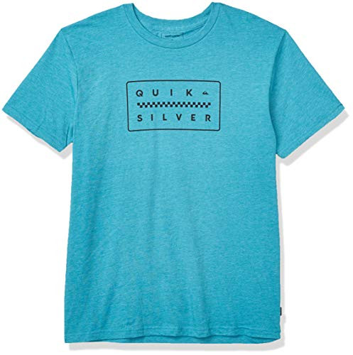 Quiksilver Men's Empty Barrel TEE, Pagoda Blue Heather, S