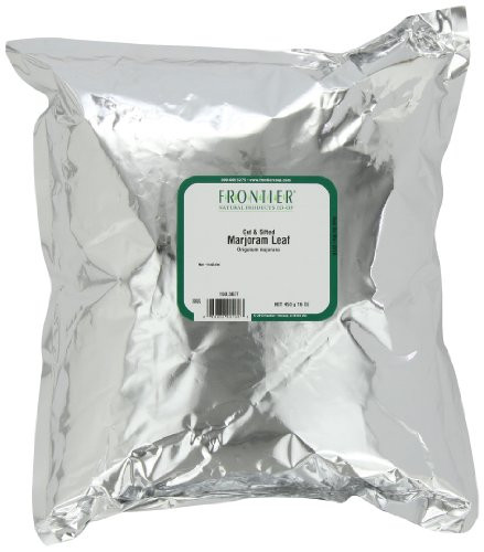 Frontier Marjoram Leaf C/s, 16 Ounce Bags (Pack of 2)