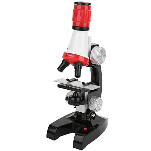 SOONHUA Kid Microscope Early Educational High Definition Biology Children Microscope with LED Light for Science Experiment
