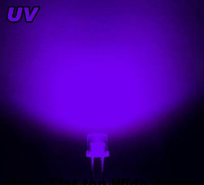 200pcs Super Bright 3mm Flat Top Led 3mm Flat uv led Light