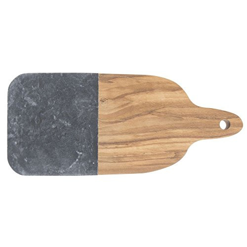 American Metalcraft Olive Wood and Black Marble Serving Peel - 8 inchL x 3 1/2 inchW x 1/2 inchH American Metalcraft Olive Wood and Black Marble Serving Peel - 8 inchL x 3 1/2 inchW x 1/2 inchH