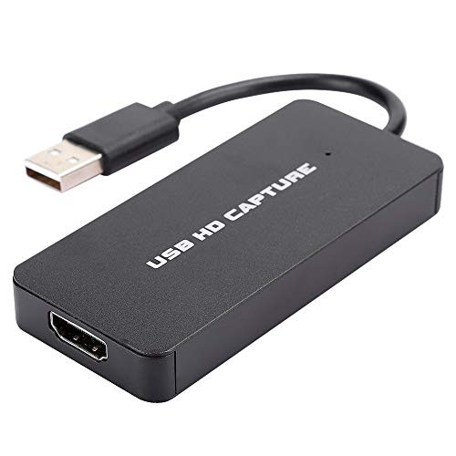 frenma Video Editing Black Video Capture Card, Live Streaming Software USB Video Capture, HDMI Interface for Recording HDMI HD Video Video Capturing