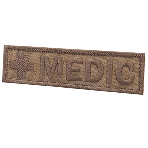 LEGEEON Coyote Medic EMS 1x3.5 Tan Medical EMS Paramedic Morale Tactical Military Fastener Patch LEGEEON Coyote Medic EMS 1x3.5 Tan Medical EMS Paramedic Morale Tactical Military Fastener Patch