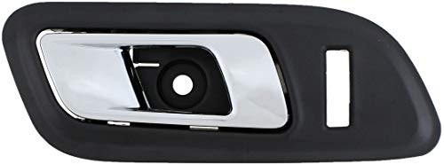 Dorman 96495 Front Passenger Side Interior Door Handle for Select Ford Models, Chrome and Black