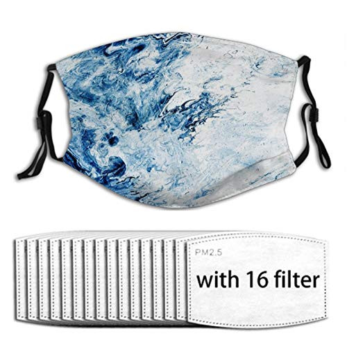 Art Fix Face Mask Bandana Scarf with 16 Filters Earloop Nose Wire Reusable Washable Unisex Men Women