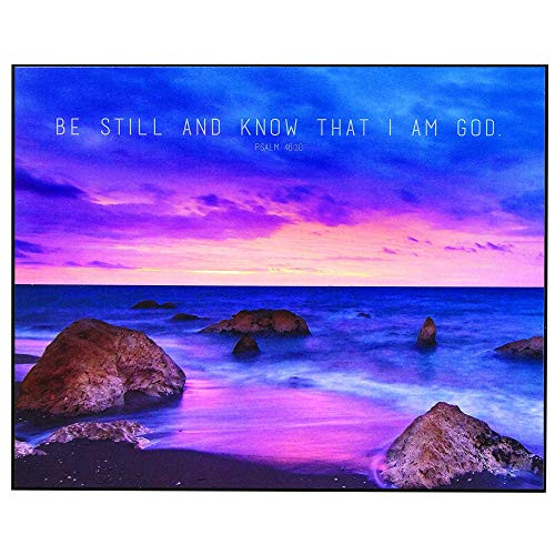 Dicksons Be Still and Know Violet Purple Beach Sunset 8 x 10 MDF Decorative Wall and Tabletop Frame Dicksons Be Still and Know Violet Purple Beach Sunset 8 x 10 MDF Decorative Wall and Tabletop Frame