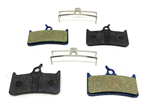 Hardheaded Ram 2 Bike Brake Pads Resin for Shimano M03 Deore XT BR-M755, Grimeca System 8, Sram, and Hope Mono M4