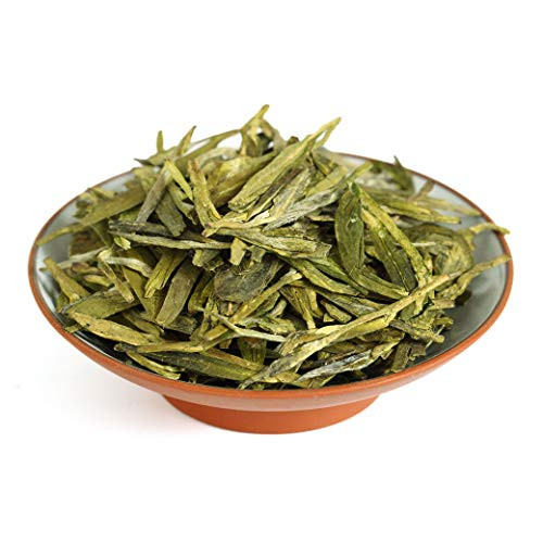 GOARTEA 250g / 8.8oz Xihu Longjing Long Jing Dragon Well Dragonwell Spring Loose Leaf Chinese Green Tea