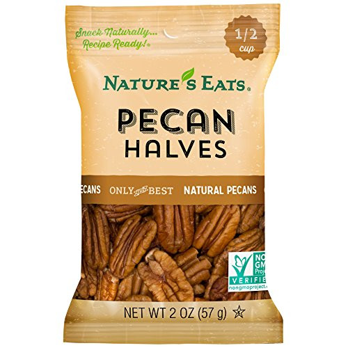 Nature's Eats Pecan Halves, 2 Ounce (Pack of 12)