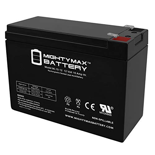 Mighty Max Battery 12V 10AH SLA Replacement Battery for PE12V9 PX12090 Brand Product