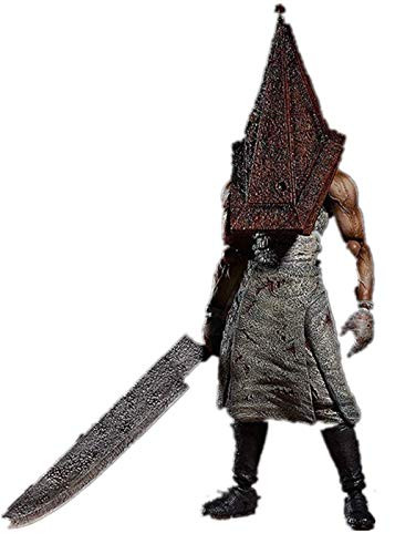 Silent Hill 2 The Pyramid Head Action Figure Evil Red Pyramid Thing Bogeyman PVC Model Toy