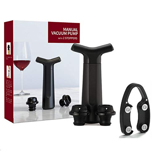 Fresh Pour Wine Saver Pump Preserver with 2 Vacuum Wine Stoppers Bottle Sealer for Keep Wine Fresh Fresh Pour Wine Saver Pump Preserver with 2 Vacuum Wine Stoppers Bottle Sealer for Keep Wine Fresh